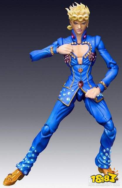 《jojo》乔鲁诺水晶限定版手办 造型华丽售价2400