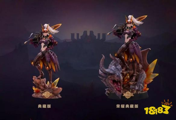 【荣耀典藏】版本底座有着呼应皮肤主题的精致底座,花木兰脚踩着嘶鸣