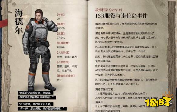 《明日之后》海德尔人物介绍 海德尔剧情故事一览