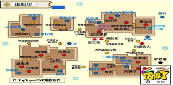 《伊洛纳elona》七大主城详细地图