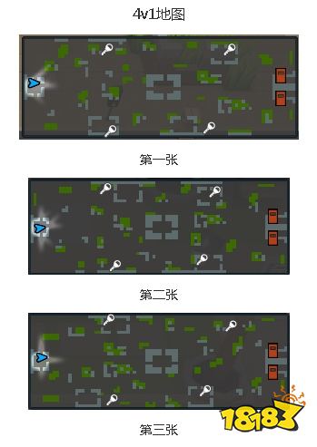 逃跑吧少年4v1模式地图攻略