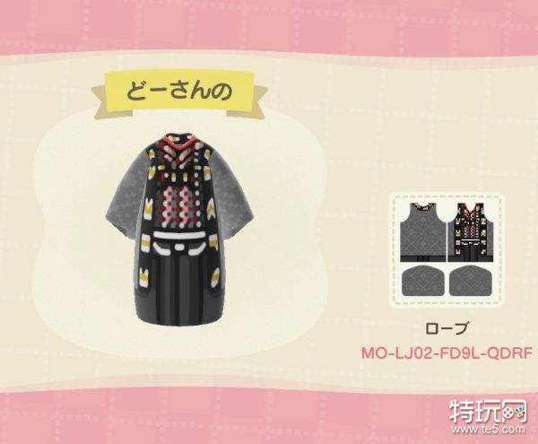 动物之森汉服与和服类服装作品码分享
