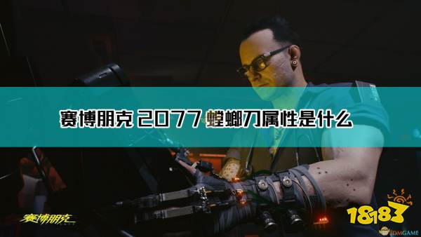 《赛博朋克2077》螳螂刀图鉴