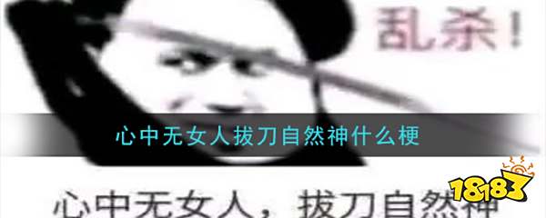 心中无女人拔刀自然神什么梗