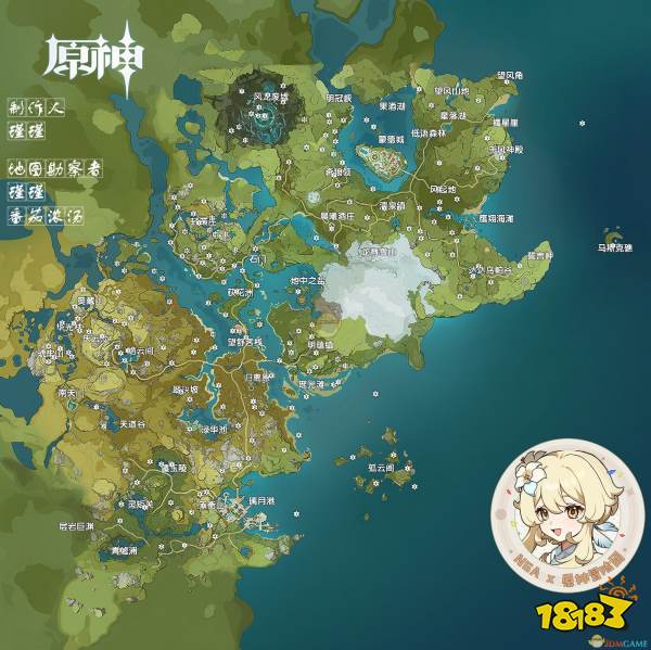《原神》蒙德风神瞳位置图片分享
