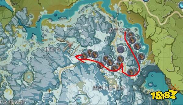 《原神》松木采集路线介绍