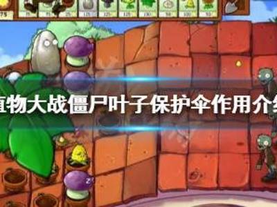 植物大战僵尸叶子保护伞怎么用 叶子保护伞作用介绍