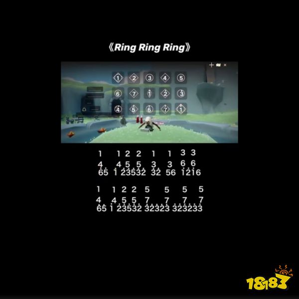 光遇ringringring乐谱热门抖音神曲乐谱完整版