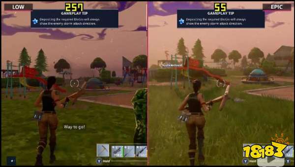 绝地求生最大对手堡垒之夜的区别,可以50VS50的吃鸡游戏!