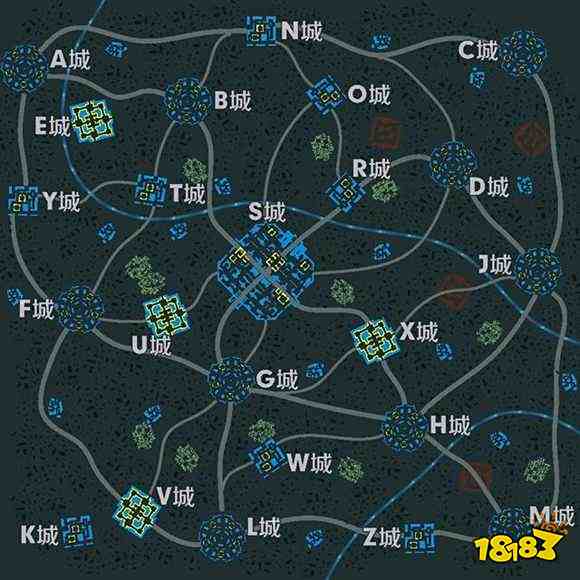 王者荣耀大逃杀地图资源分布