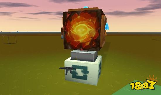 迷你世界防熊孩子隐藏箱子 转轴方块版保险箱