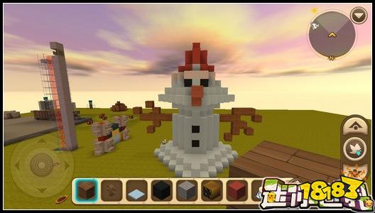 迷你世界雪人怎么做