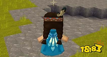 迷你世界蓝晶披风效果图