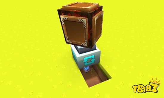 迷你世界防熊孩子隐藏箱子 转轴方块版保险箱