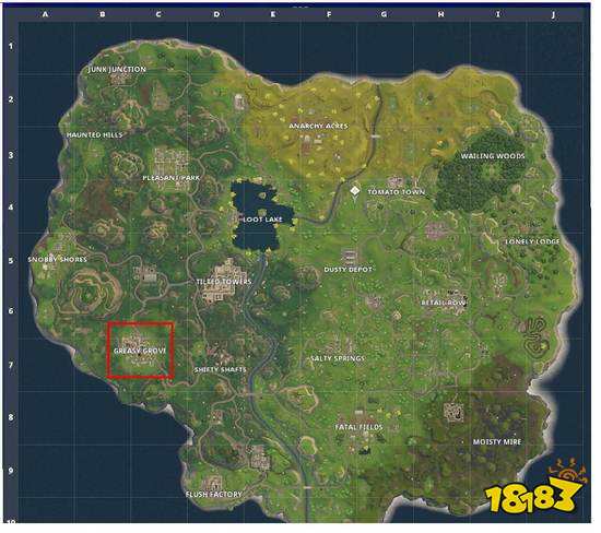 堡垒之夜手游多汁果园资源点分享 地图攻略解析