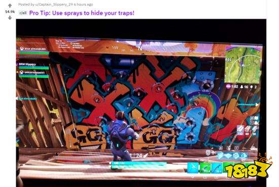 堡垒之夜手游陷阱猥琐流玩法 敌人死得一脸懵逼