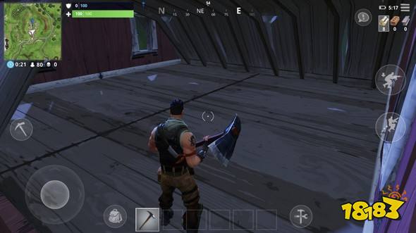 堡垒之夜手游 孤独小屋宝箱打野攻略