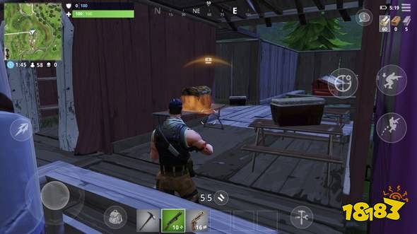 堡垒之夜手游 孤独小屋宝箱打野攻略