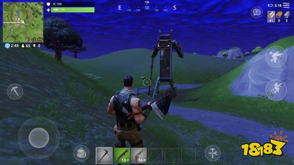 堡垒之夜手游 孤独小屋宝箱打野攻略