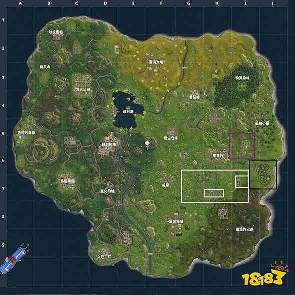 堡垒之夜手游 孤独小屋宝箱打野攻略