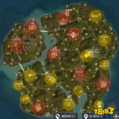 和平精英丛林新地图资源分布丛林地图资源哪里多