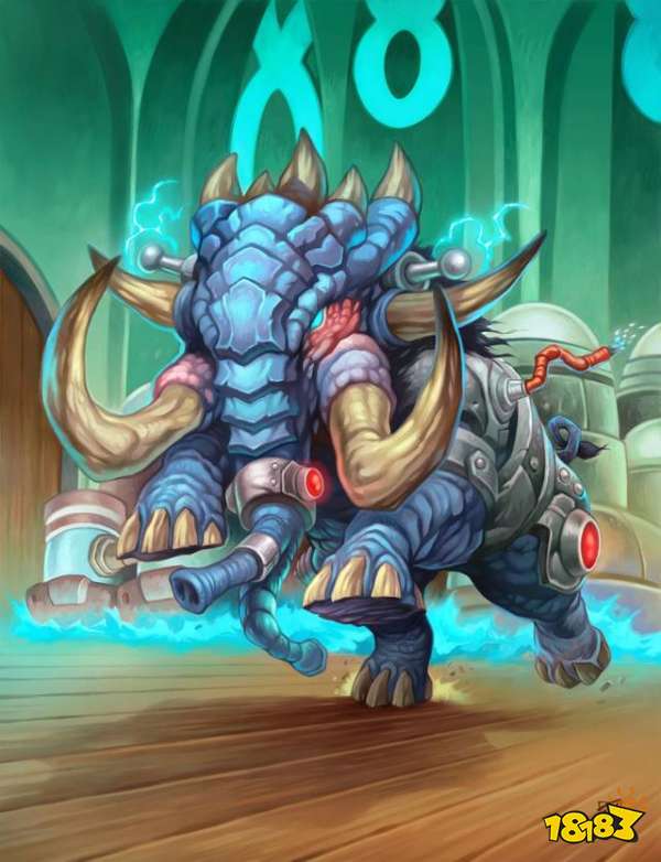 猎人现在人手一个dk,作为新版本为数不多的野兽强能雷象偶尔也会捏