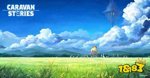 蓝天白云晴空万里突然 旅行物语 国服来临