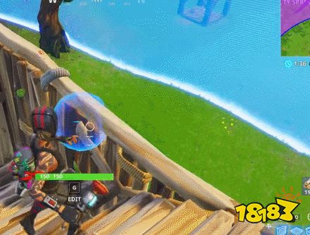 《堡垒之夜》粘性手雷与重狙的配合 动图实战