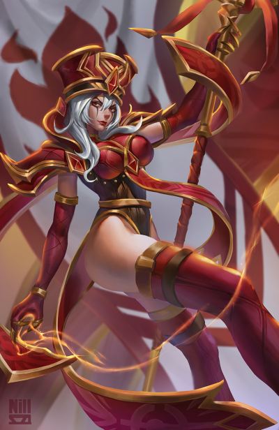 同人画作 血色十字军大检查官怀特迈恩