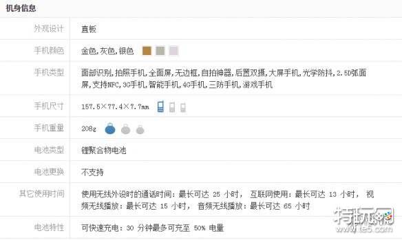 iPhoneXSMax参数配置 苹果iPhoneXSMax详细