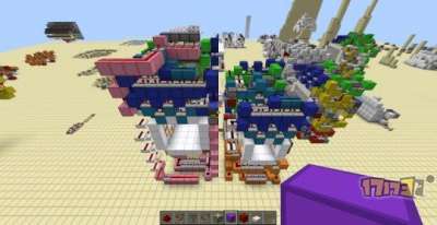 我的世界简单机械制作之5x5活塞玻璃门