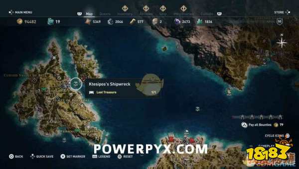 刺客信条奥德赛水下宝藏所有位置大全 多图 181手游门户