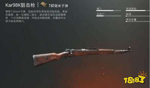 和平精英狙击枪