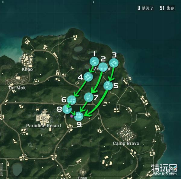 绝地求生萨诺地图跳伞攻略绝地求生萨诺地图翻译 特玩网