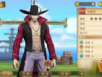 航海王燃烧意志鹰眼装备怎么选_鹰眼米霍克装备搭配攻略