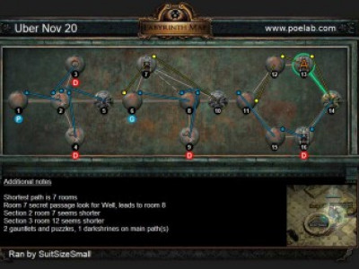 《流放之路》每日终极迷宫地图18.11.20