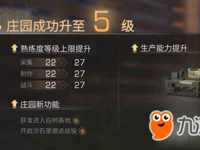 《明日之后》5级庄园功能介绍 更多图纸更多去处