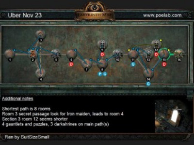 《流放之路》每日终极迷宫地图18.11.26