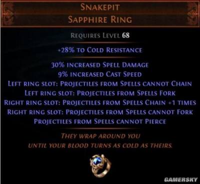 流放之路3.5九头蛇暗金戒指重做后属性公开