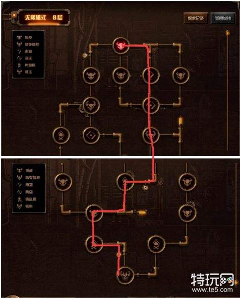 dnf探秘地下城无限模式通关路线分享