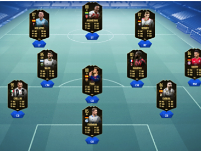 FIFA 19 第十二周周最佳黑卡球员阵容一览