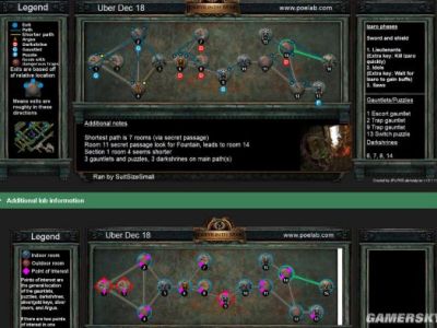 《流放之路》每日终极迷宫地图18.12.18