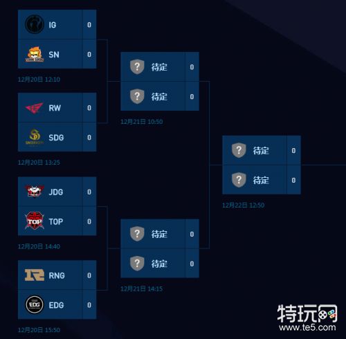 LOL2018德玛西亚杯12月20日赛程 比赛直播地址