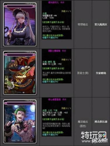 dnf95版本附魔卡片属性介绍 dnf95卡片附魔属性汇总
