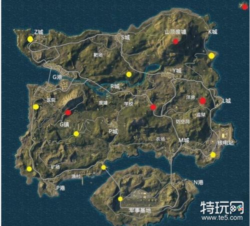 绝地求生刺激战场圣诞树位置一览 全圣诞树位置分享