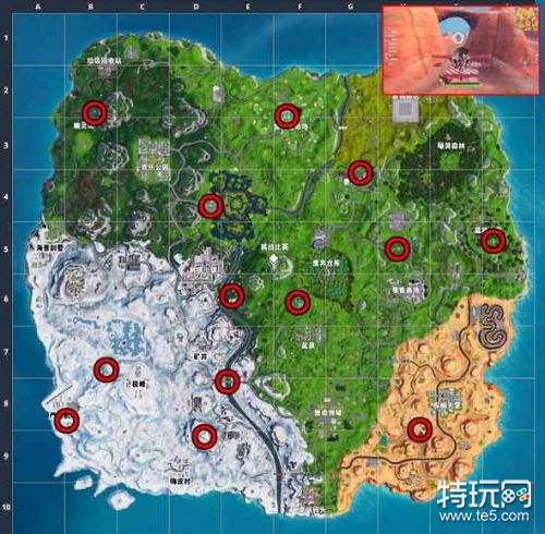 堡垒之夜驾驶X4风暴之翼通过5个金色圆环完成攻略 金色圆环位置