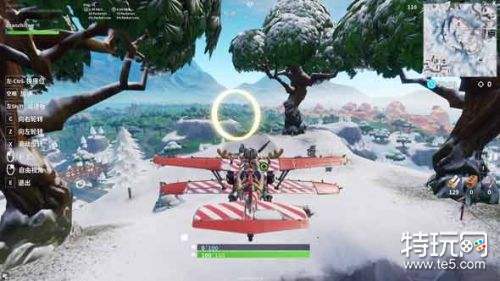 堡垒之夜驾驶X4风暴之翼通过5个金色圆环完成攻略 金色圆环位置