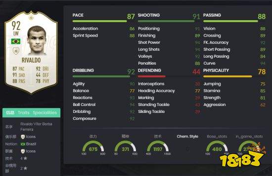 Fifa 19 Sbc传奇球员能力详解 181fifa19专区