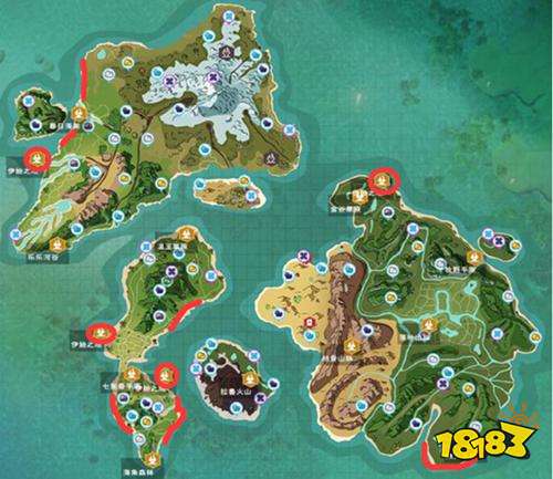 创造与魔法水池龟分布位置一览