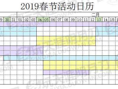 天刀2019年春节全活动时间表汇总